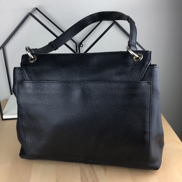 Donna Karan leather bag, black shoulder bag - Picture 5 of 16